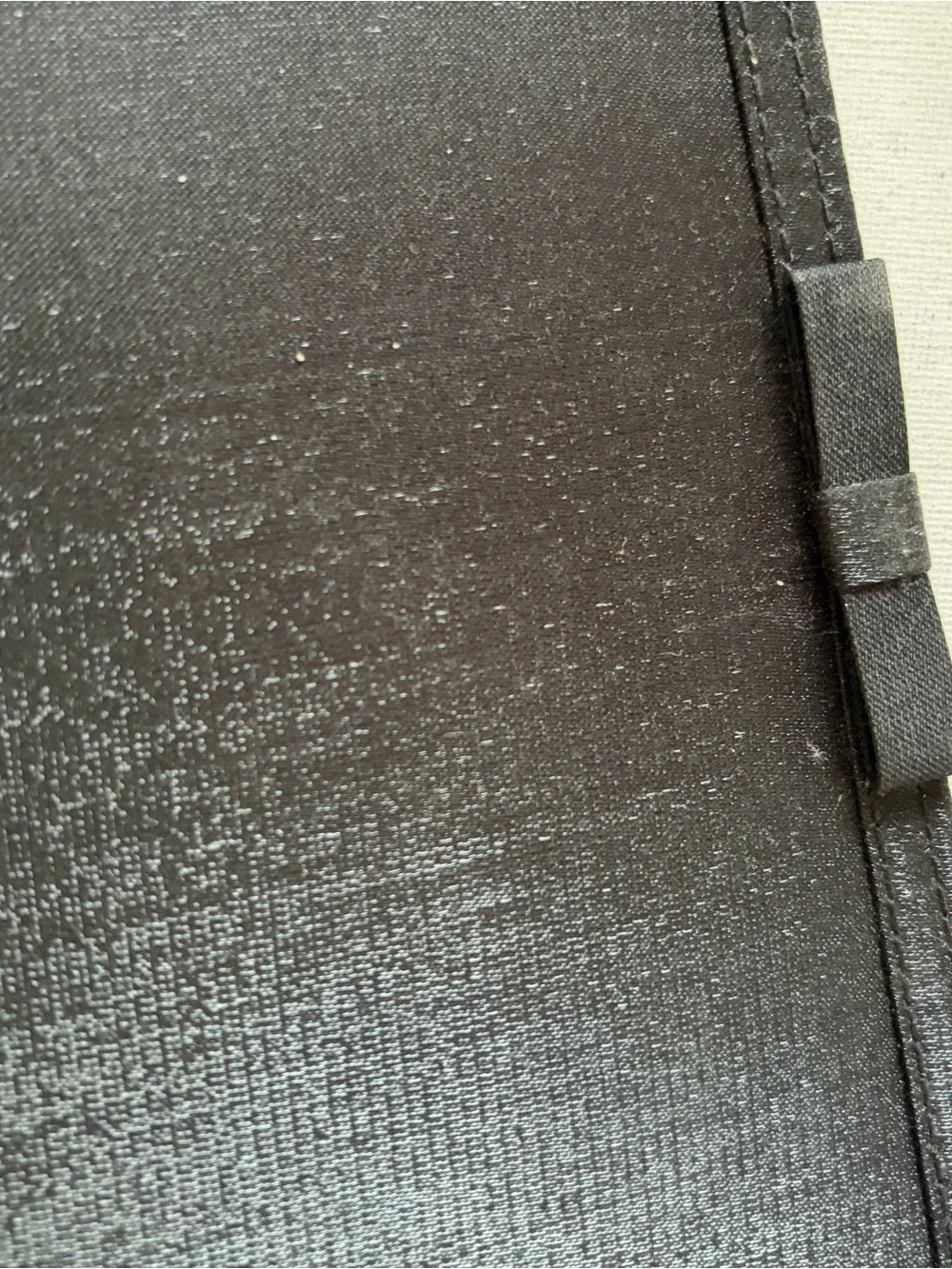 Avon Black Satin Clutch Mini Bag